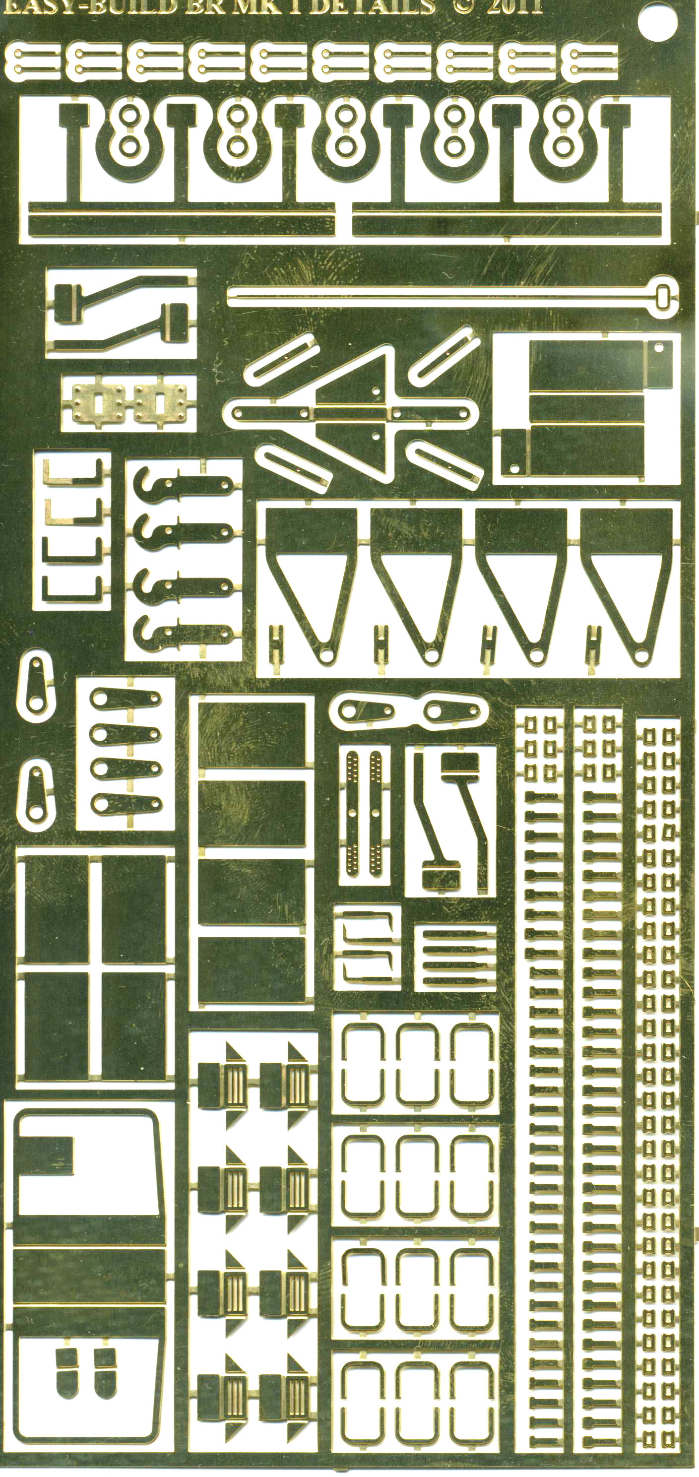 Etched brass detail parts